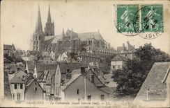 CPA Chartres La Cathedrale facade laterale sud 