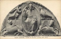 CPA Cathedrale de Chartres Facade occidentale 