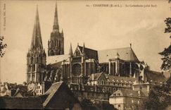 CPA Chartres E et L La Cathedrale 