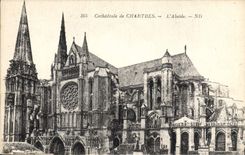 CPA Cathedrale de Chartres L'Abside 