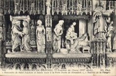 CPA Cathedrale de Chartres Pourtour du Choeur 