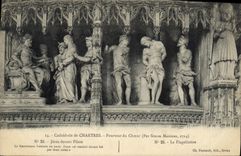 CPA Cathedrale de Chartres Pourtour du Choeur 