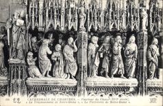 CPA Cathedrale de Chartres Pourtour du Choeur 