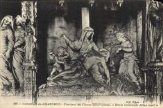 CPA Cathedrale de Chartres Pourtour du Choeur 