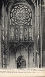 CPA Chartres E et L La Cathedrale Transept et Rosace du Portail Nord 