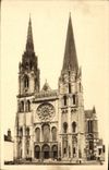 CPA Chartres Eure et Loir La Cathedrale 