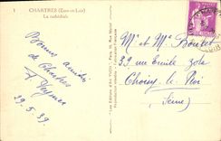 CPA Chartres Eure et Loir La Cathedrale 