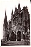 CPA Chartres La Cathedrale Le Portail Sud et la Vieille Tour 