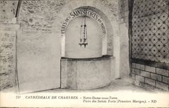 CPA Cathedrale de Chartres Notre Dame sous Terre 