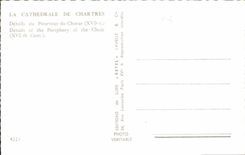 CPA La Cathedrale de Chartres Details du Pourtour du Choeur 