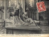 CPA Dreux Chapelle Saint Louis Tombeau de Louis Philippe et de la Reine Marie Amelie 