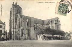 CPA Dreux Eglise Saint Pierre 