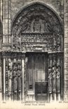 CPA Cathedrale de Chartres Portail Royal detail 