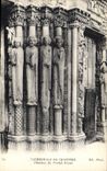 CPA Cathedrale de Chartres Pilastres du Portail Royal 