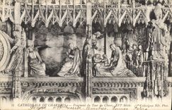CPA Cathedrale de Chartres Fragment du Tour du Choeur 