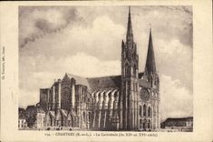CPA Chartres E et L La Cathedrale 