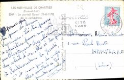 CPA Les Merveilles de Chartres Eure et LOir Le Portail Royal de la Cathedrale 