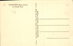 CPA Chartres Eure et Loir Le Portail Nord 