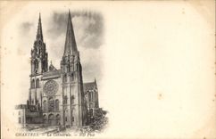 CPA Chartres La cathedrale