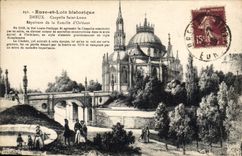 CPA Eure et Loir Historique Dreux Chapelle Saint Louis 