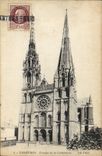 CPA Chartres Facade de la Cathedrale 