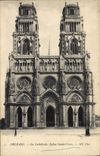 CPA Orleans La Cathedrale Eglise Sainte Croix 