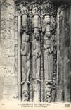 CPA Cathedrale de Chartres Pilastres du Portail Royal 
