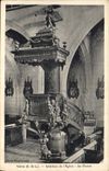 CPA Yevres E L Interieur de l'Eglise La Chaire 