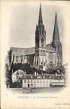 CPA Chartres Les Fleches de la Cathedrale 