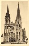 CPA Chartres Eure et Loir La Cathedrale 