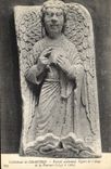 CPA Cathedrale de Chartres Portail occidental Figure de l'Ange de la Voussure 