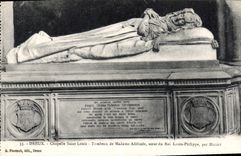 CPA Dreux Chapelle Saint Louis Tombeau de Madame Adelaide soeur du Roi Louis Philippe 