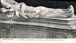 CPA Dreux Chapelle Saint Louis Tombeau du Dac de Nemours 