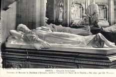 CPA Dreux Chapelle Saint Louis Tombeau de Madame de la Duchesse d'Alencon 