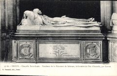 CPA Dreux Chapelle Saint Louis Tombeau de la Princesse de Salerme 