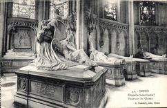 CPA Dreux Chapelle Saint Louis Pourtour du Choeur 