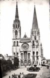CPA Chartres Eure et Loir La Cathedrale 