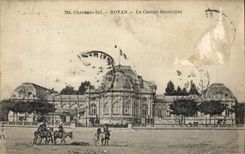 CPA Charente Inf Royan Le Casino Municipal Ane Mule