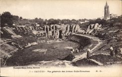 CPA Saintes Vue generale des Arenes Gallo Romaines 