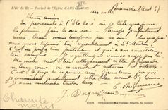 CPA L'lle de Re Portail de l'Eglise d'Ars 