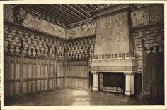 CPA Chateau de Pierrefonds Oise La Chambre du Seigneur 