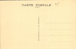 CPA Frontiere Franco Suisse Saut du Doubs 