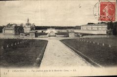 CPA Chantilly Vue generale prise de la Route des Lions 