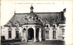 CPA Chateau de Chantilly L'Entree du Vestibule 
