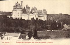 CPA Chateau de Pierrefonds Vue prise de la Ferme d'Autreval 