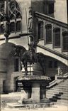 CPA Pierrefonds La Statue du Duc d'Orleans 