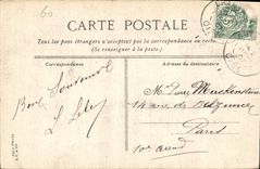 CPA Chantilly Les Trois Allees 