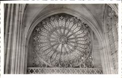 CPA St Germer de Fly Oise Rosace de la Sainte Chapelle 