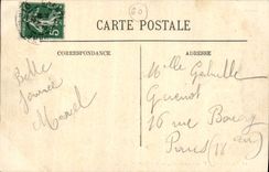 CPA Chantilly Le Chateau L'Aile droite