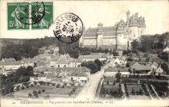 CPA Pierrefonds Vue generale cote Sur Ouest du Chateau 